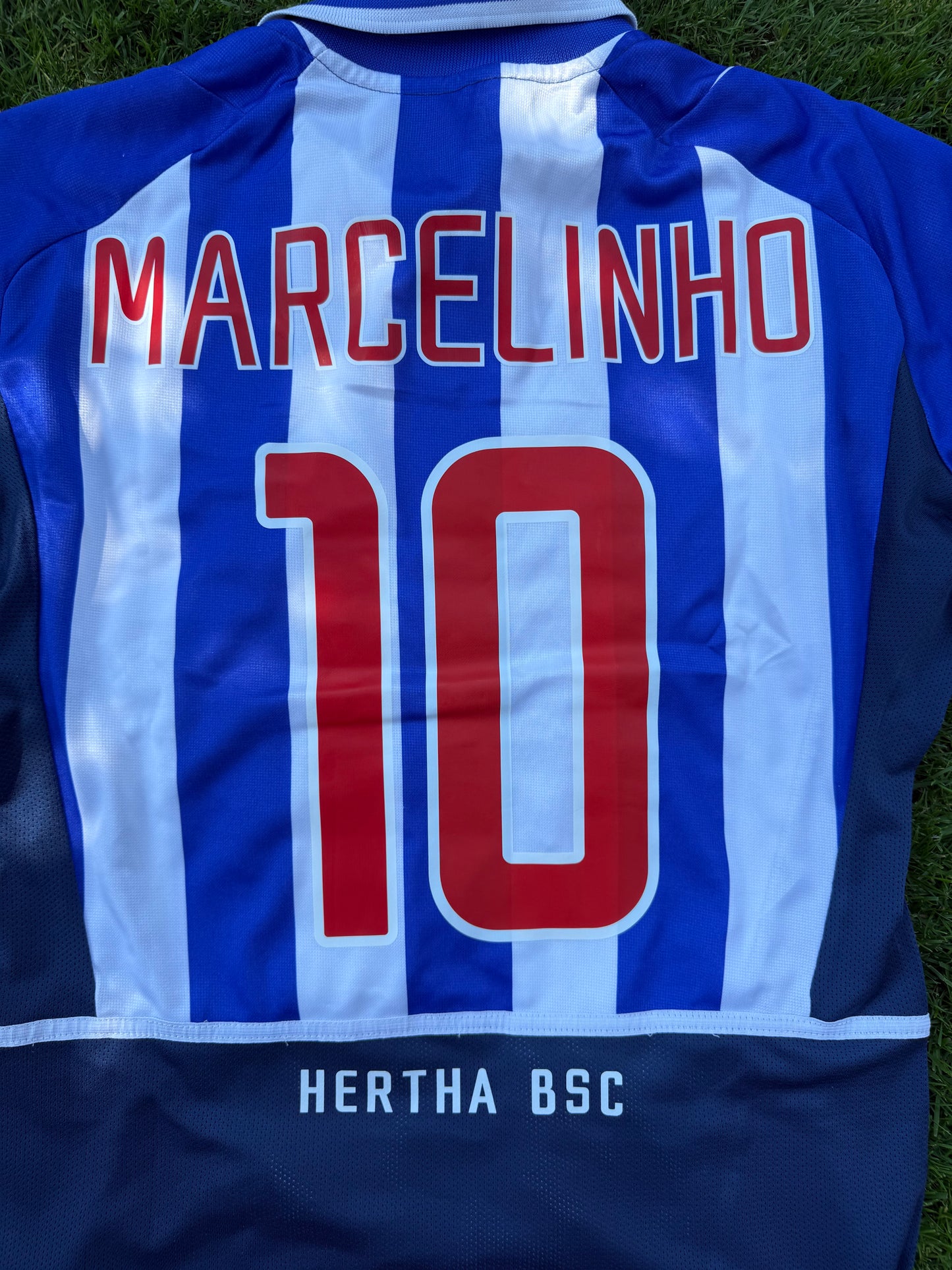 Hertha BSC 2002/2004 Home Shirt (#10 Marcelinho) (S)