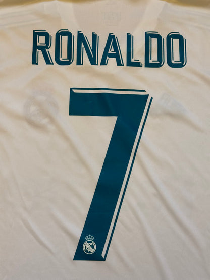 Real Madrid 2017/2018 Home Shirt (#7 Ronaldo) (S)