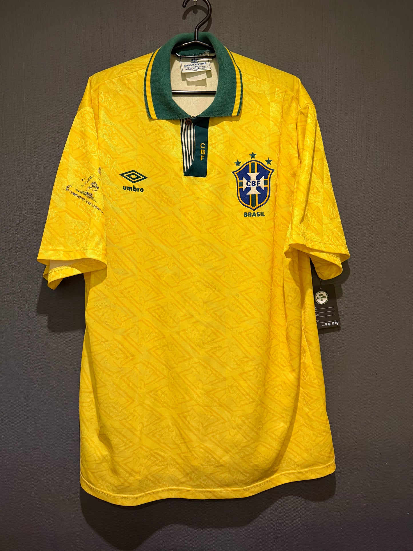 Brazil 1991/1993 Home Shirt (XL)
