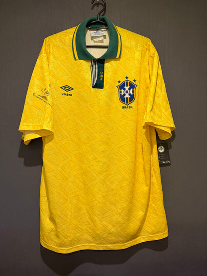 Brazil 1991/1993 Home Shirt (XL)