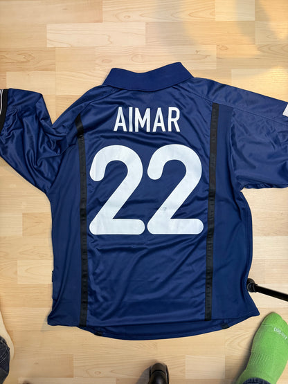 Valencia 2000/2001 Away Shirt (#22 Aimar) (L)