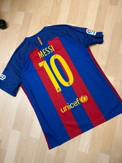 Barcelona 2015/2016 Home Shirt (#10 Messi) (L)