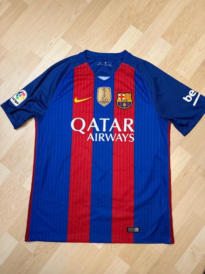 Barcelona 2015/2016 Home Shirt (#10 Messi) (L)