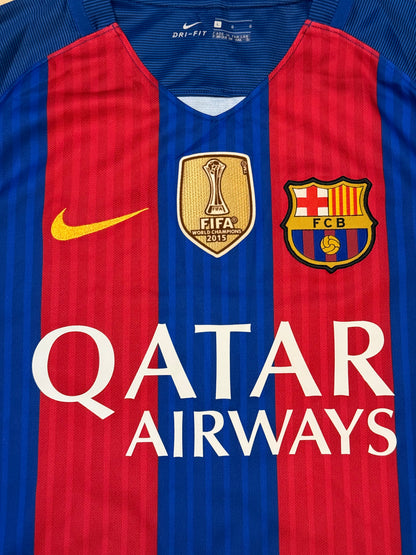 Barcelona 2015/2016 Home Shirt (#10 Messi) (L)
