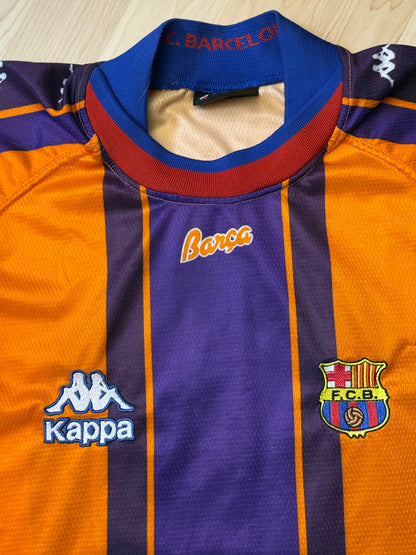 Barcelona 1997/1998 Away  Shirt (#10) (L)