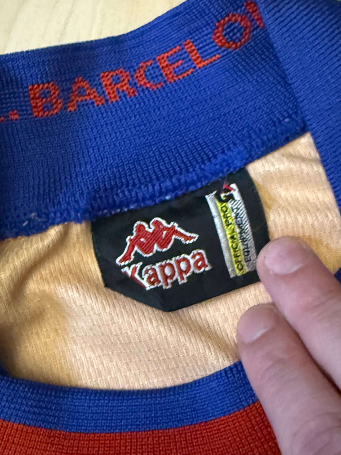 Barcelona 1997/1998 Away  Shirt (#10) (L)