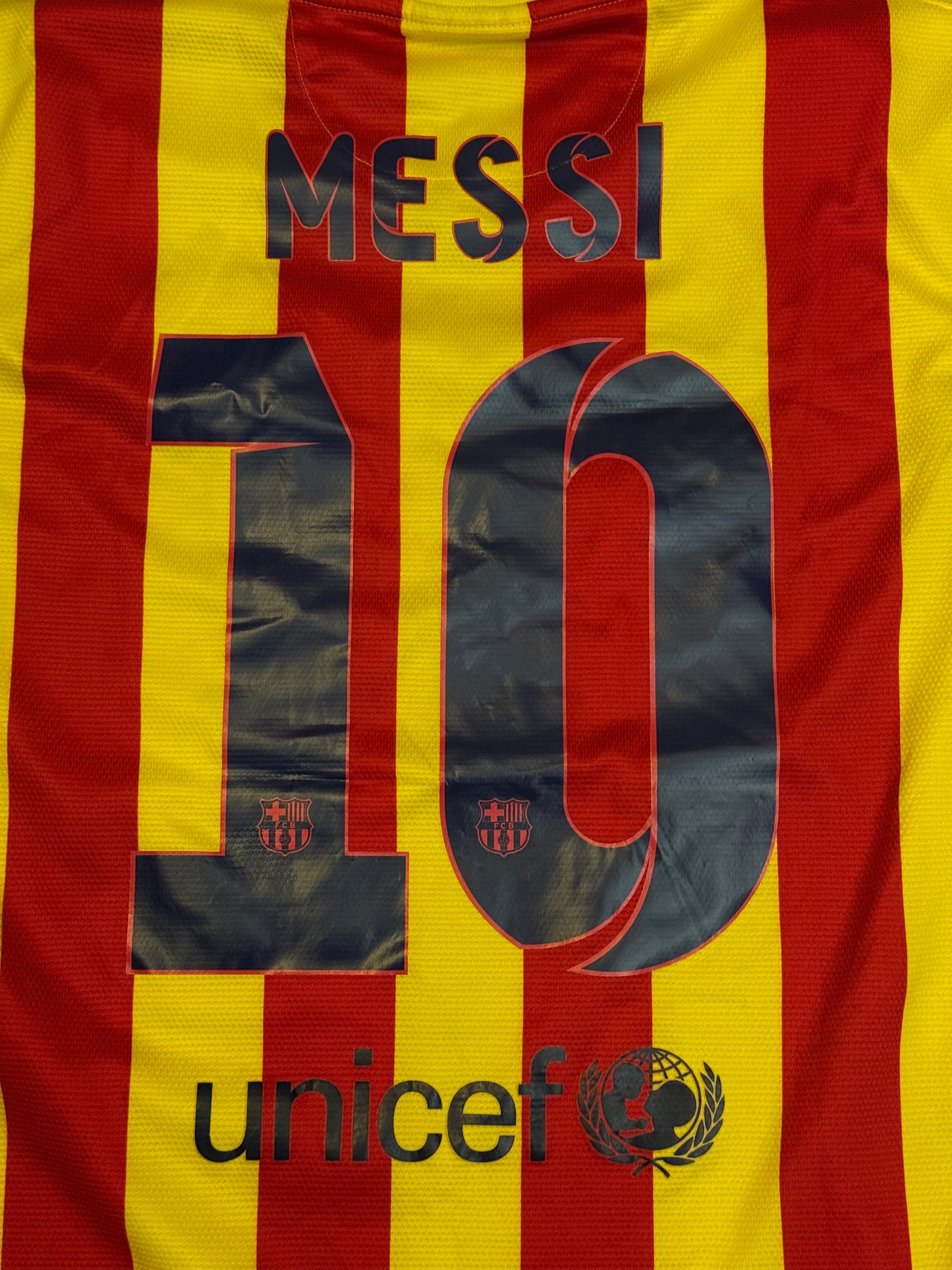 Barcelona 2014/2015 Away Shirt Longsleeve (#10 Messi) (M)