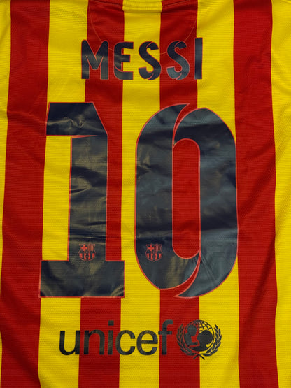 Barcelona 2014/2015 Away Shirt Longsleeve (#10 Messi) (M)