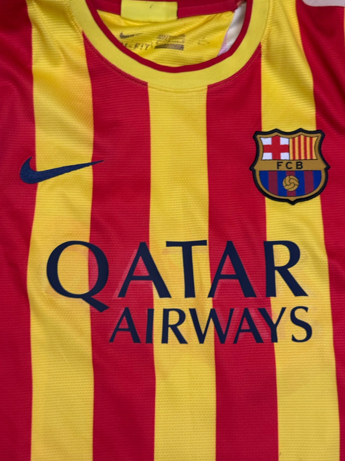 Barcelona 2014/2015 Away Shirt Longsleeve (#10 Messi) (M)