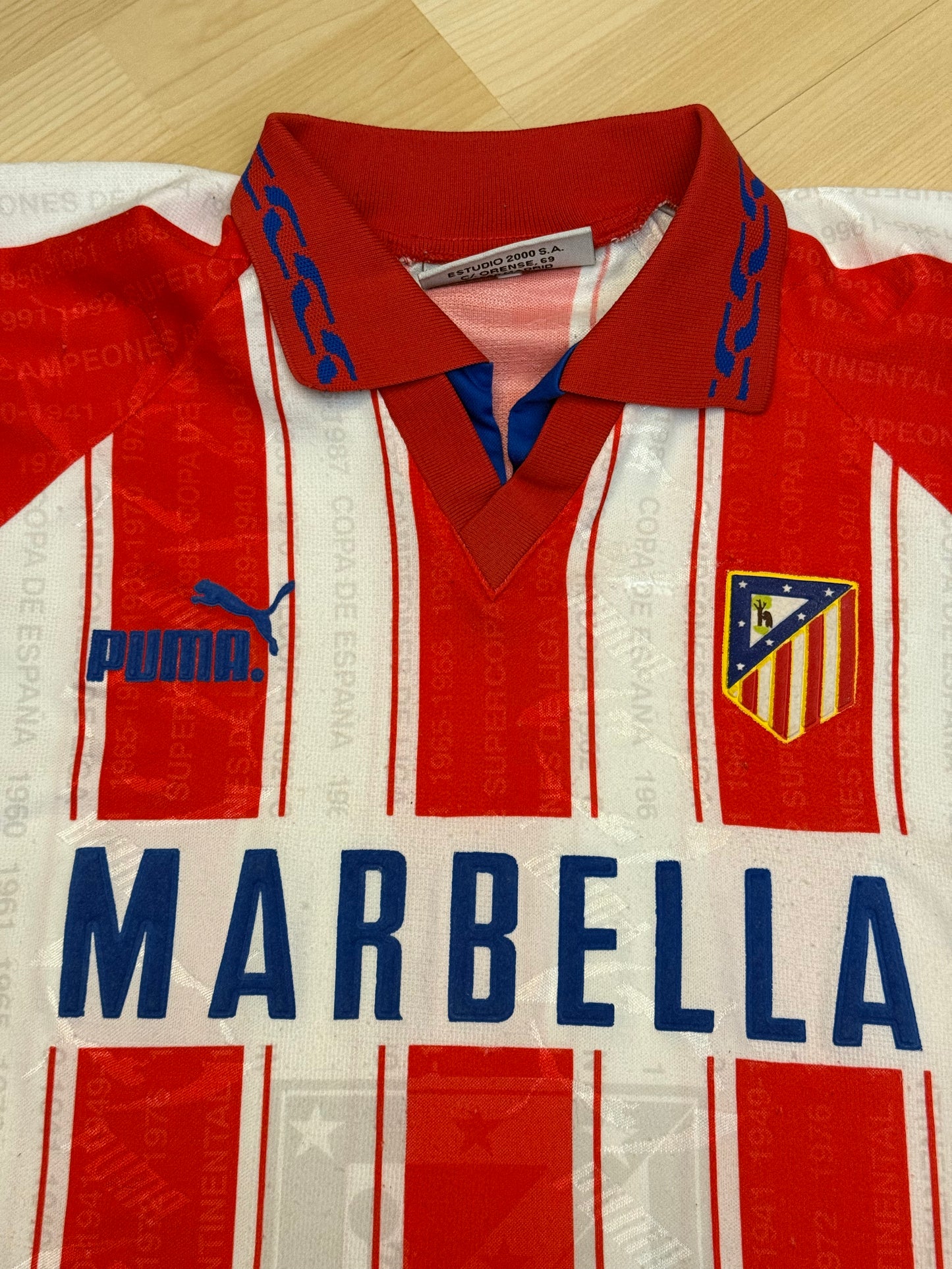 Atletico Madrid 1995/1996 Home Shirt (XL)