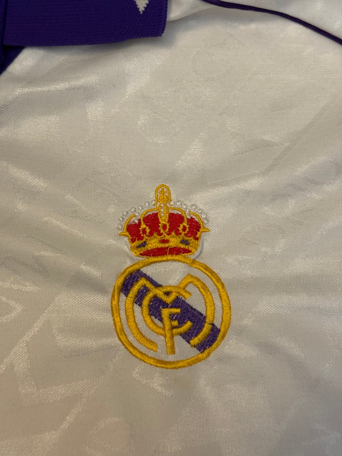 Real Madrid 1993/1994 Home Shirt Longsleeve (L)