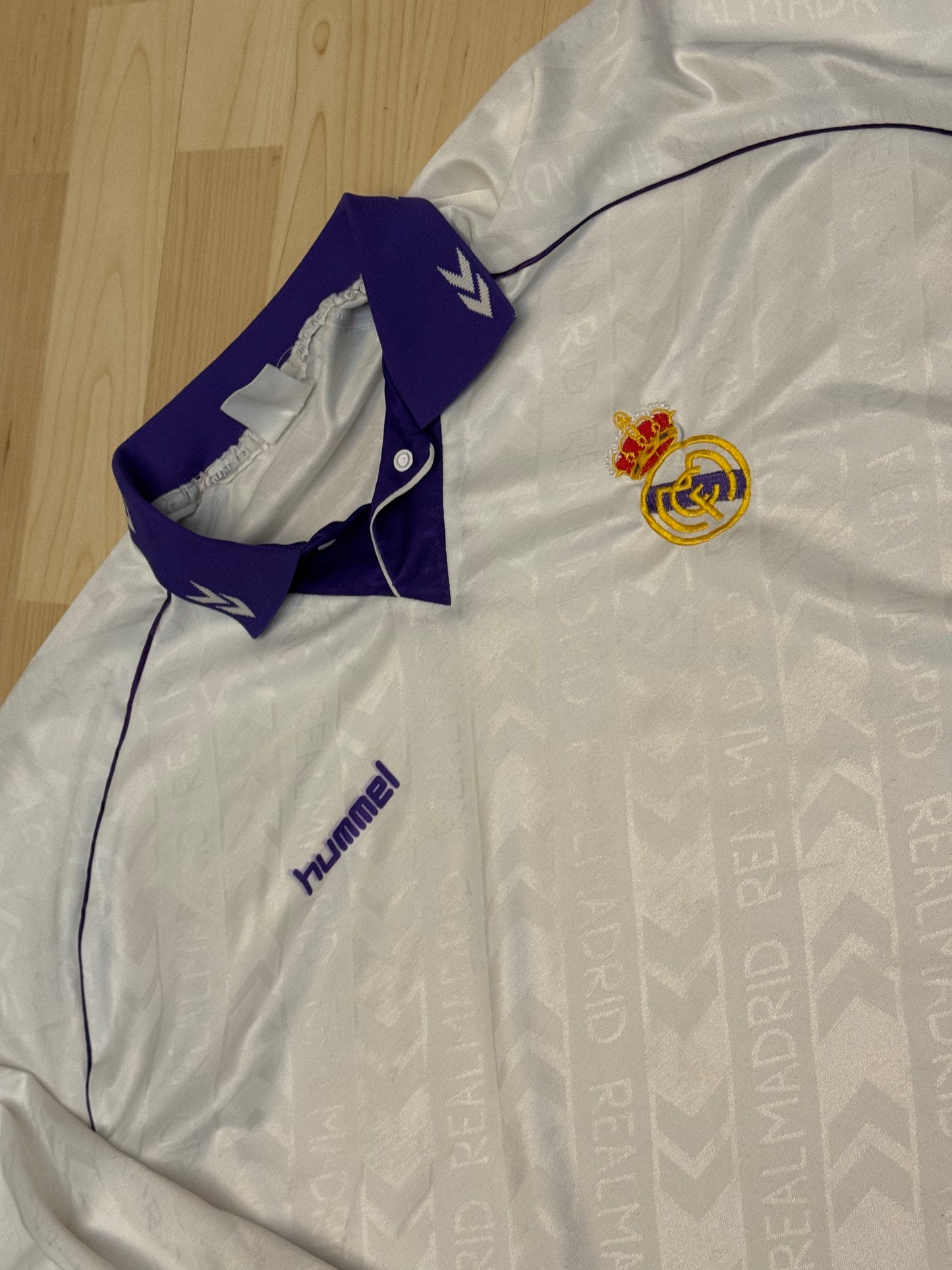 Real Madrid 1993/1994 Home Shirt Longsleeve (L)