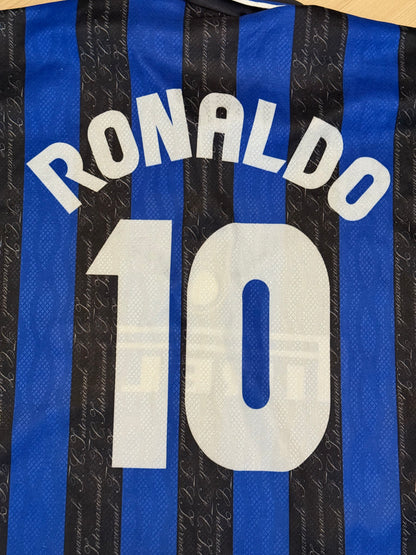 Inter Milan 1997/1998 Home Shirt (#10 Ronaldo) (L/XL)