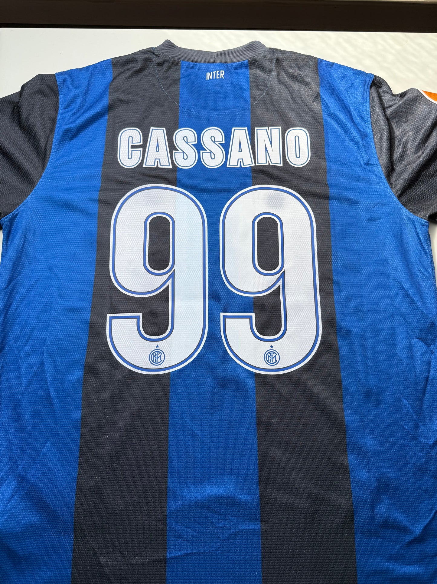 Inter Milan Home Shirt 2012/2013 #99 Cassano (L)