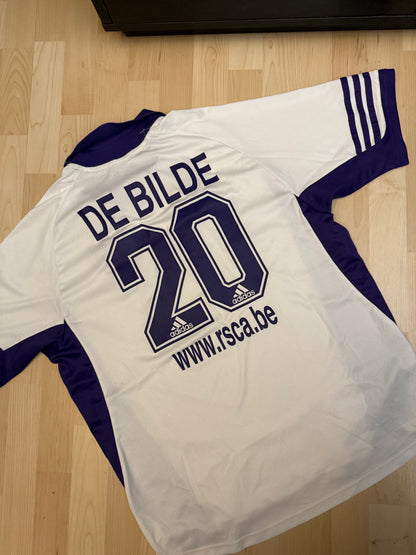 Anderlecht 2001/2002 Home Shirt (# 20 De Bilde) (XL)