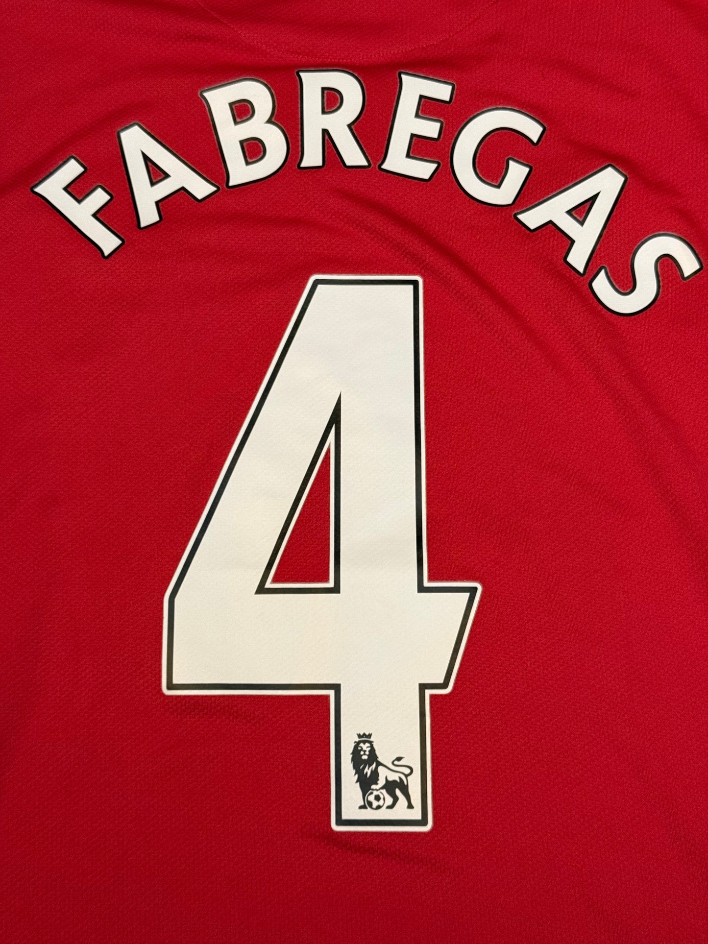Arsenal 2008/2010 Home Shirt (#4 Fabregas) (XL)