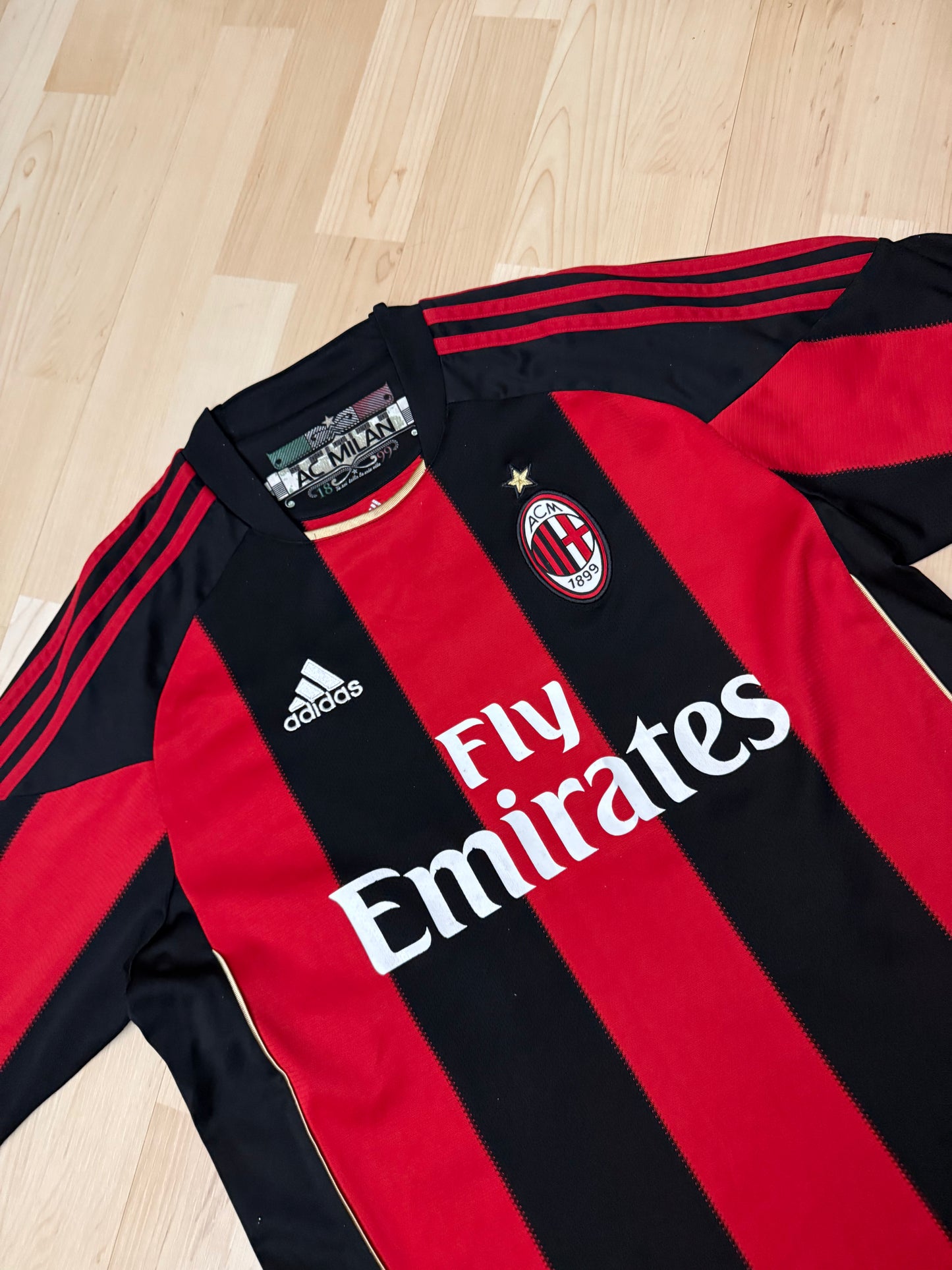 AC Milan 2010/2011 Home Shirt (#80 Ronaldinho) (M)