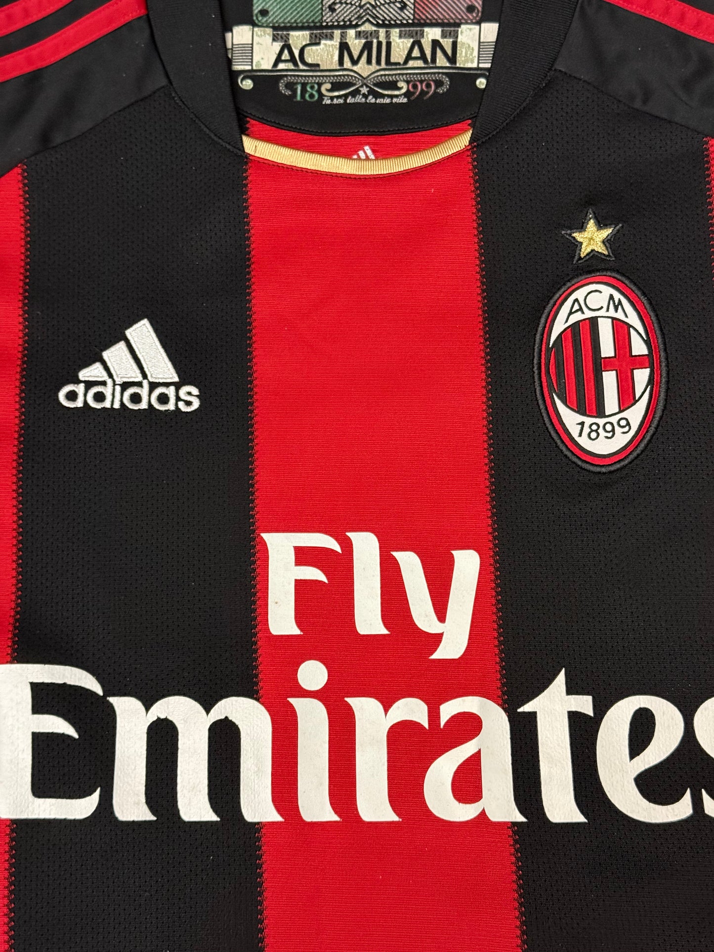 AC Milan 2010/2011 Home Shirt (#80 Ronaldinho) (M)