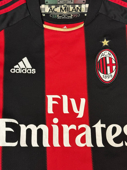 AC Milan 2010/2011 Home Shirt (#80 Ronaldinho) (M)