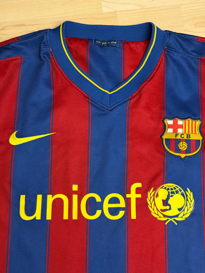 Barcelona 2009/2010 Home Shirt (#10 Messi) (L)