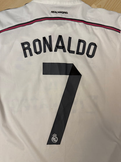 Real Madrid 2014/2015 Home Shirt (#7 Ronaldo) Player Version (L)
