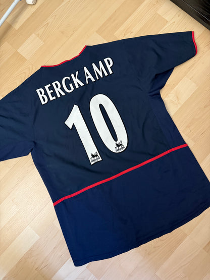Arsenal 2002/2003 Away Shirt (#10 Bergkamp) (L/XL)