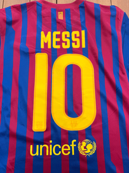 Barcelona 2011/2012 Home Shirt (#10 Messi) (M)