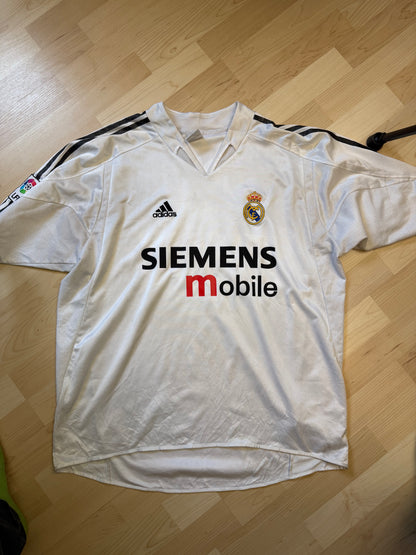 Real Madrid 2004/2005 Home Shirt (#5 Zidane) (XL)