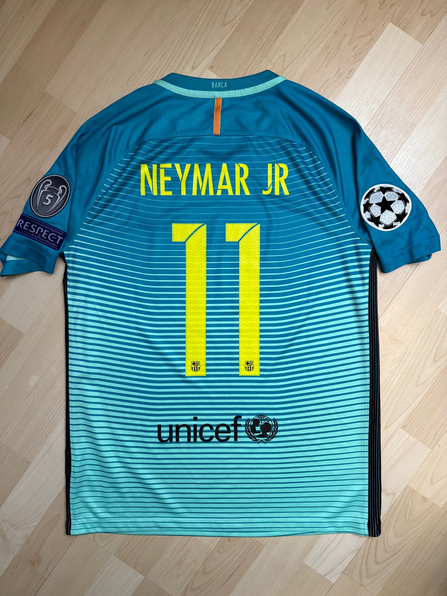 Barcelona 2016/2017 Third Shirt (#11 Neymar) (M)