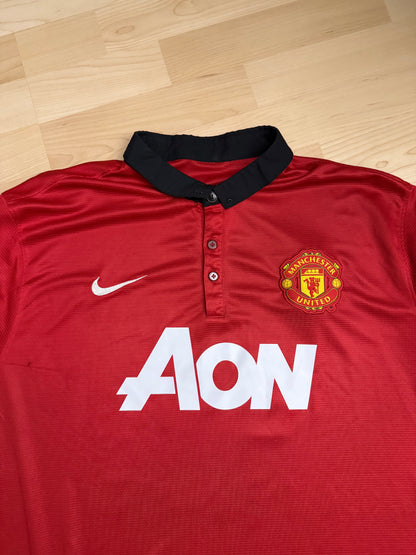 Manchester United 2013/2014 Home Shirt (#15 Vidic) (XXXL)