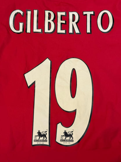 Arsenal 2002/2004 Home Shirt (#19 Gilberto) (L)