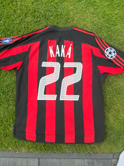 AC Milan 2003/2004 Home Shirt (#22 Kaka) (M)