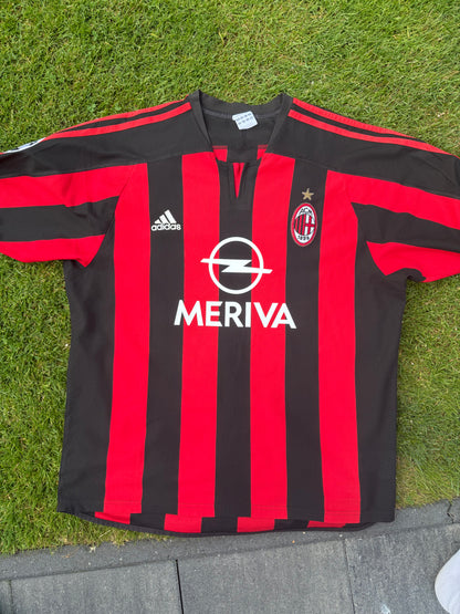 AC Milan 2003/2004 Home Shirt (#22 Kaka) (M)
