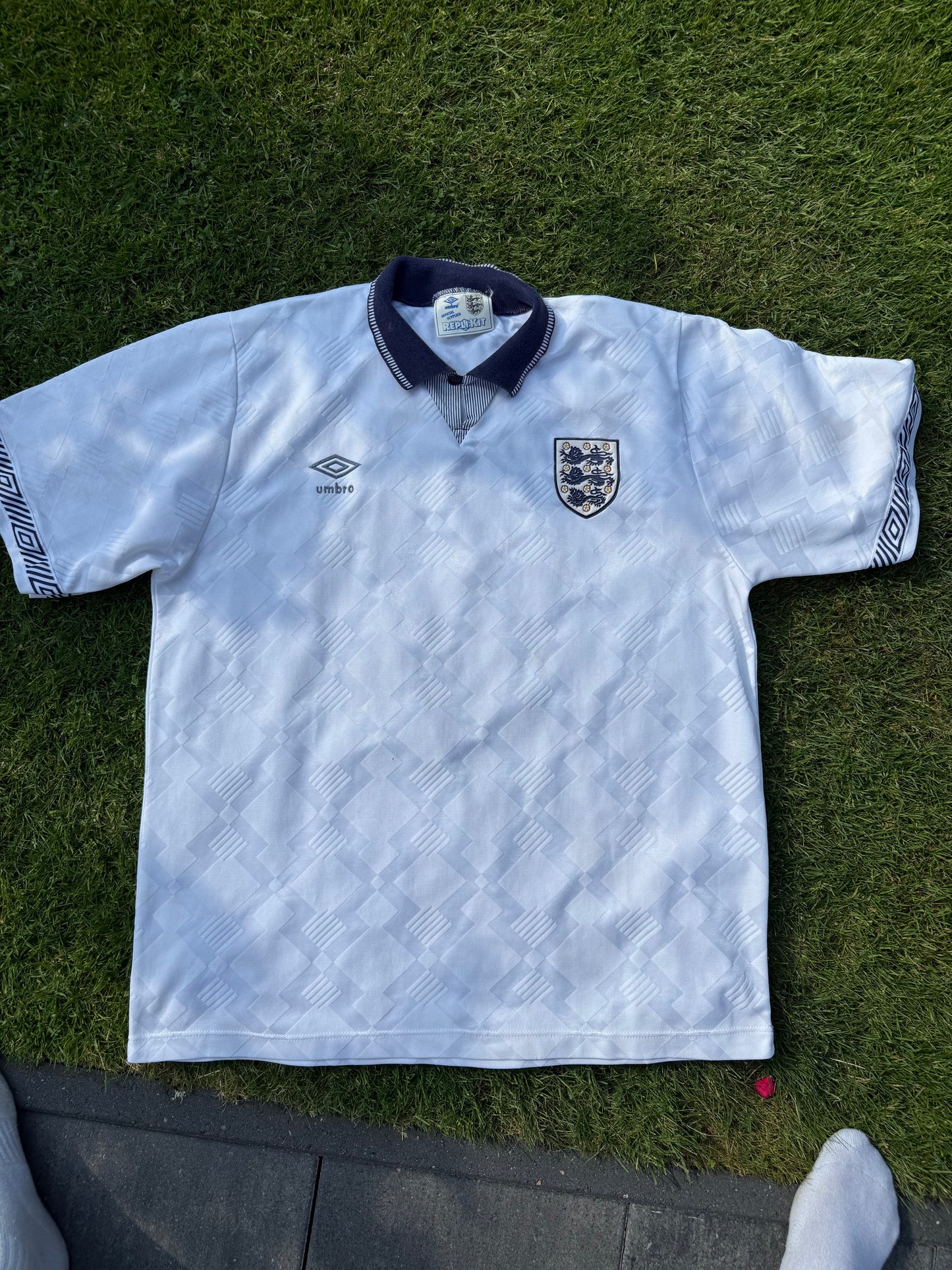 England 1990/1992 Home Shirt (L/XL)