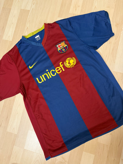 Barcelona 2006/2007 Home Shirt (#19 Messi) (L)