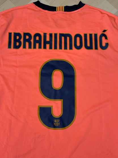 Barcelona 2008/2010 Away Shirt (#9 Ibrahimovic) (L)
