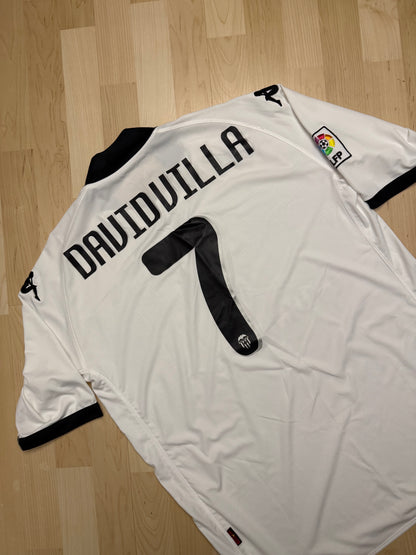 Valencia 2009/2010 Home Shirt (#7 David Villa) (XL)