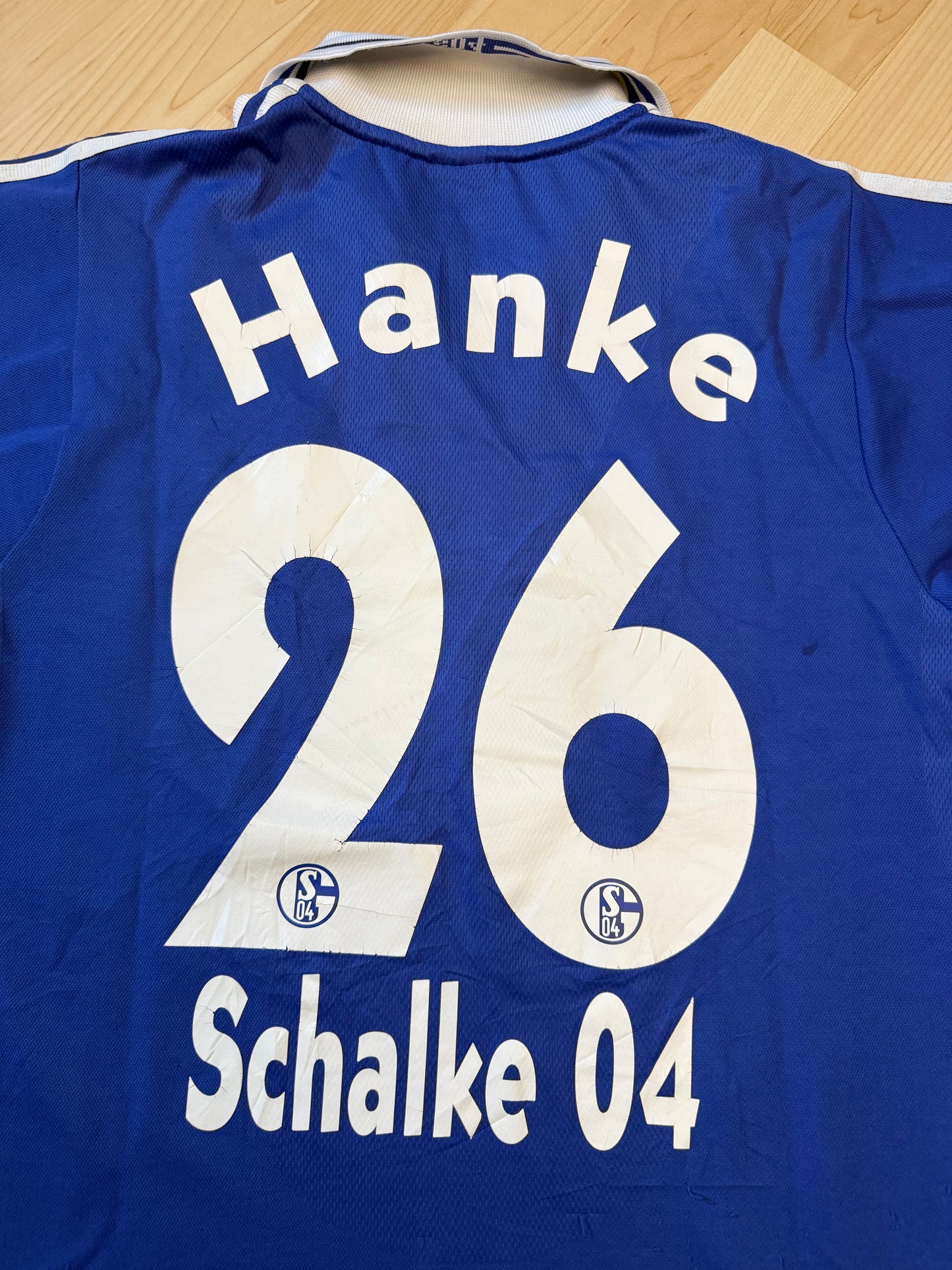 Schalke 04 2001/2002 Home Shirt (#26 Hanke) (L/XL)