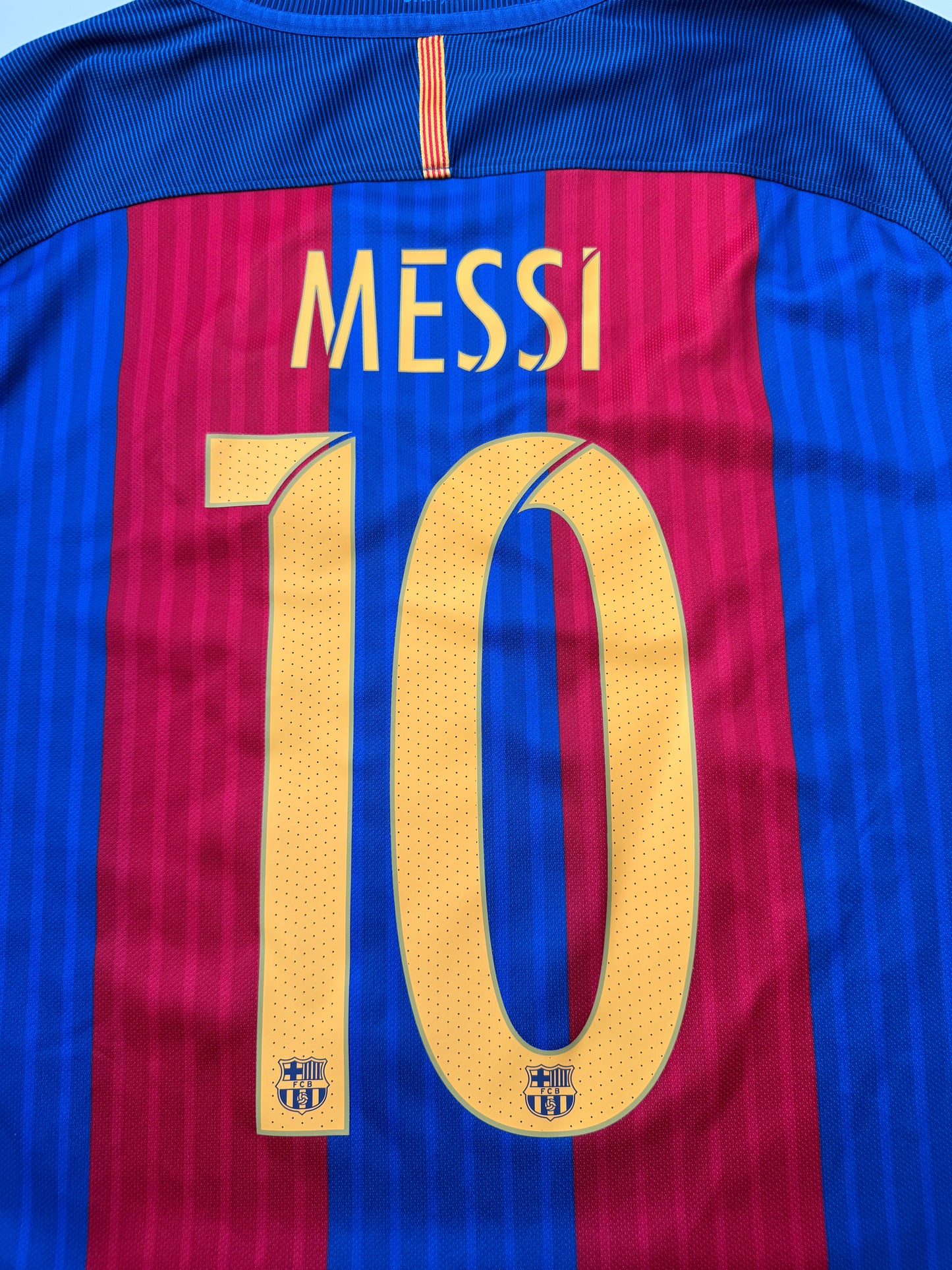 Barcelona 2015/2016 Home Shirt (#10 Messi) (L)