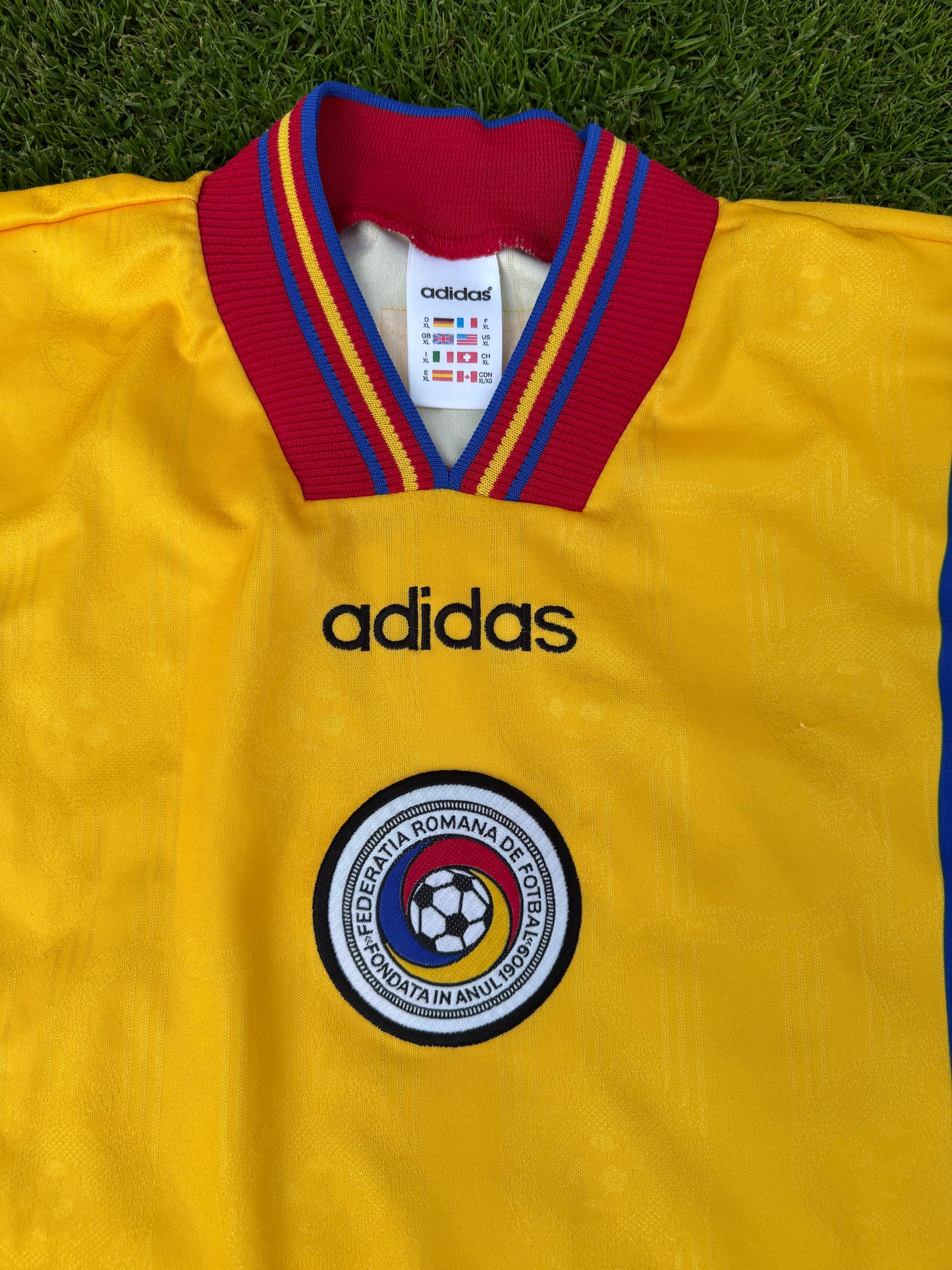 Romania 1996 Home Shirt (XL)