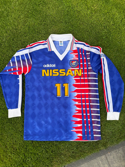 Yokohama Marinos 1994/1996 Home Shirt Longsleeve Rare (M/L)