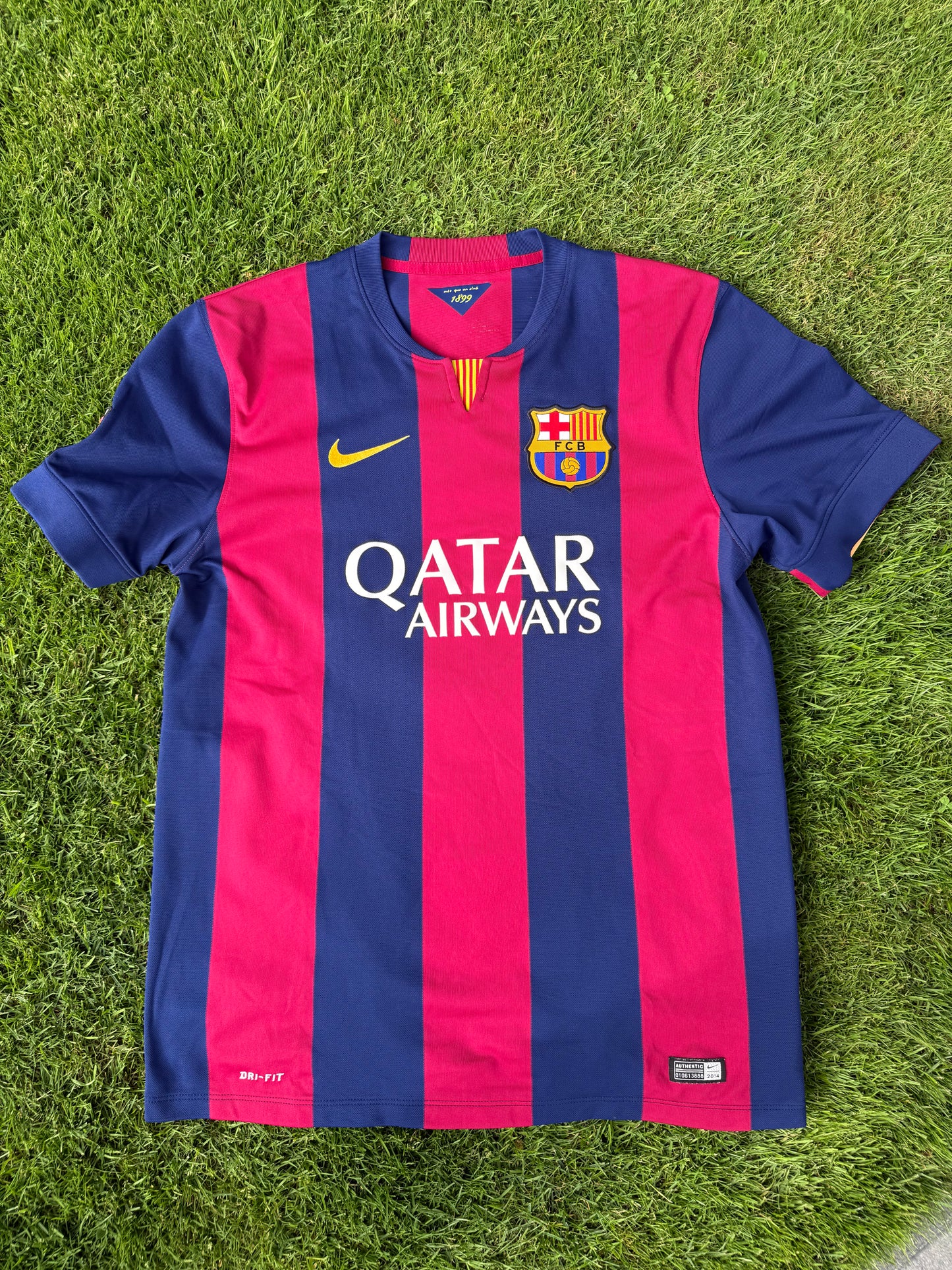 Barcelona 2014/2015 Home Shirt (#10 Messi) (L)