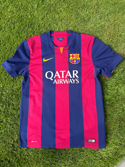 Barcelona 2014/2015 Home Shirt (#10 Messi) (L)