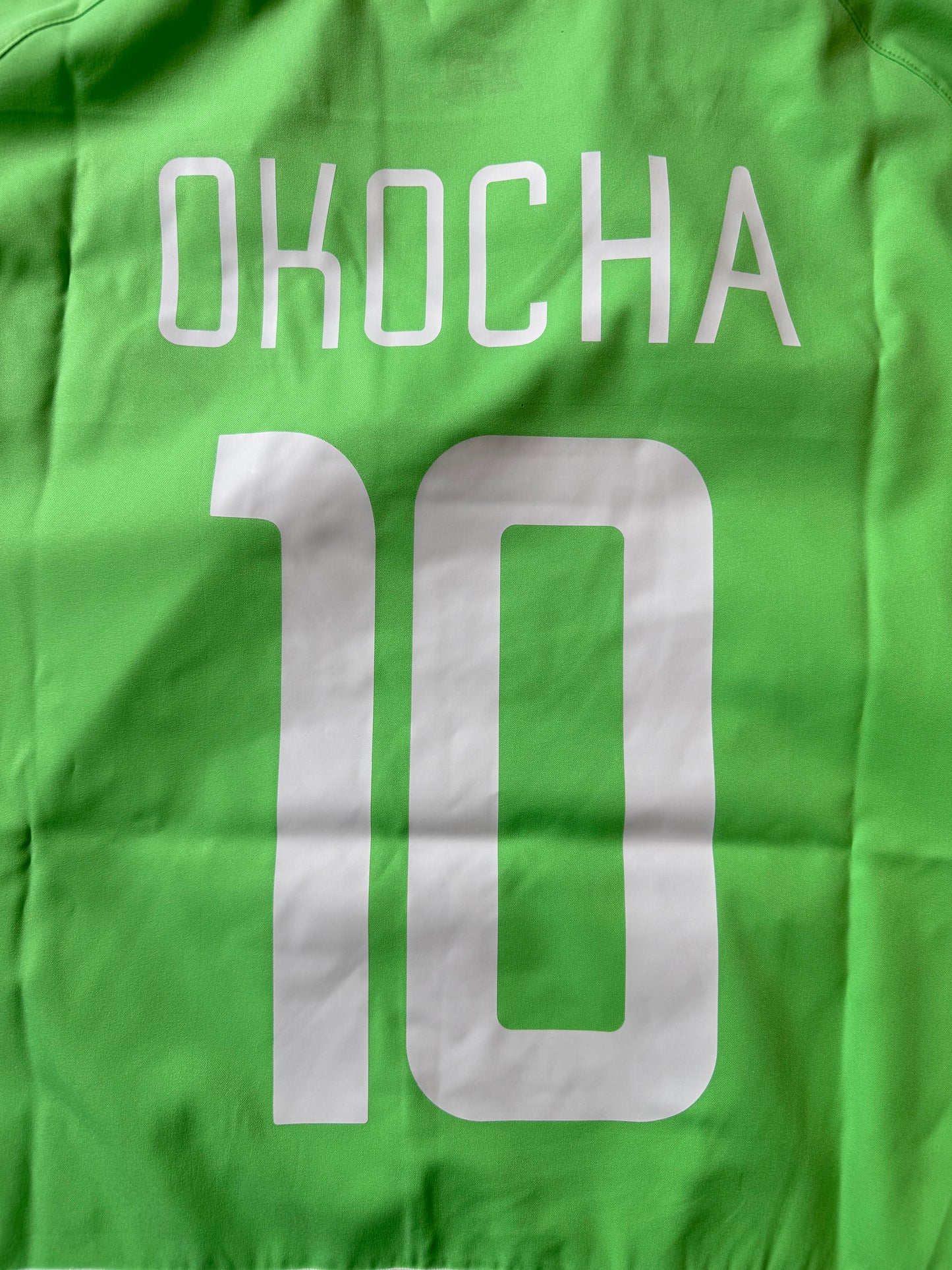 Nigeria 2002/2004 Home Shirt (#10 Okocha) (L)
