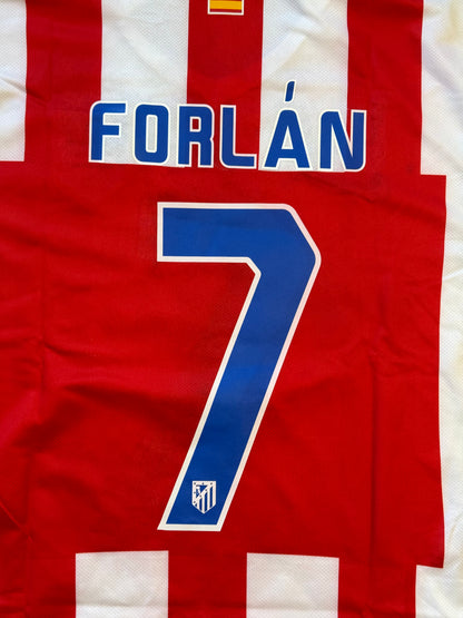 Atletico Madrid 2010/2011 Home Shirt (#7 Forlan) (M)
