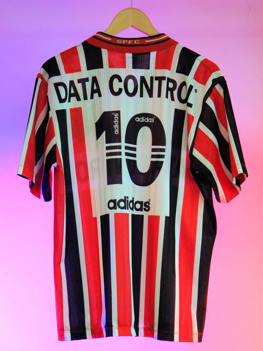 São Paulo 1996 Home Shirt signed Cafu (L)