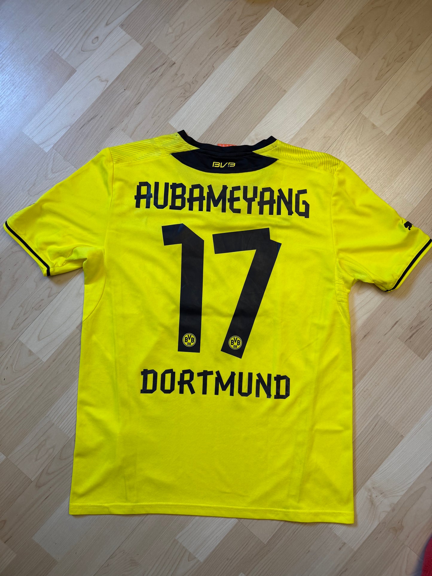 Dortmund 2013/2014 Home Shirt (#17 Aubameyang) (M)