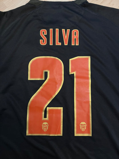 Valencia 2006/2007 Away Shirt (#21 Silva) (L)