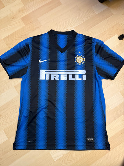 Inter Milan 2010/2011 Home Shirt (#4 Zanetti) (L)
