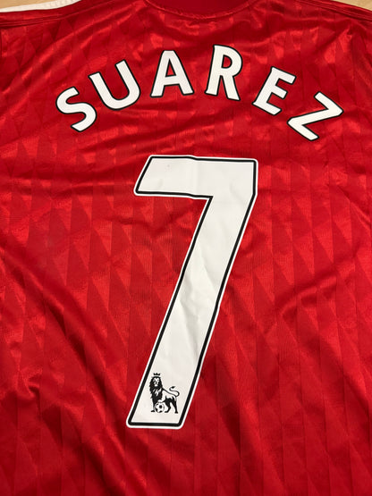 Liverpool 2011/2012 Home Shirt (#7 Suarez) (L)